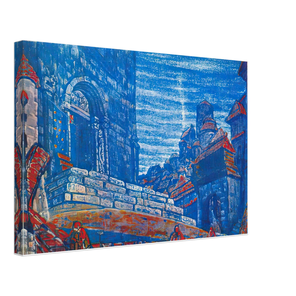 City by Nicholas Roerich, canvas
