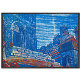 City by Nicholas Roerich, framed poster, view 3