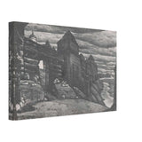 City Wall by Nicholas Roerich, canvas, view 2