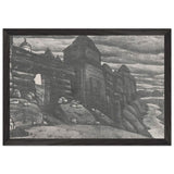 City Wall by Nicholas Roerich, framed poster, view 2
