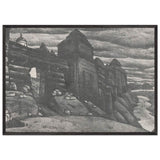 City Wall by Nicholas Roerich, framed poster, view 3