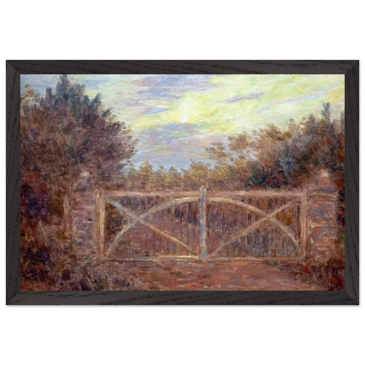 Clair De Lune À Camiers by Marie Duhem, framed poster, view 2
