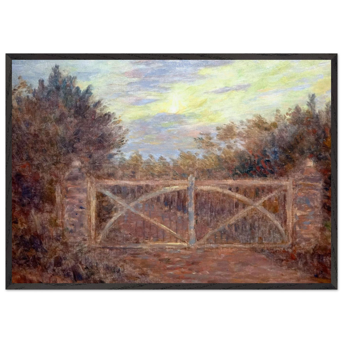 Clair De Lune À Camiers by Marie Duhem, framed poster, view 3