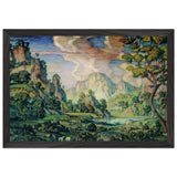 Classical Landscape by Konstantin Bogaevsky, framed poster, view 2