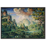 Classical Landscape by Konstantin Bogaevsky, framed poster, view 3