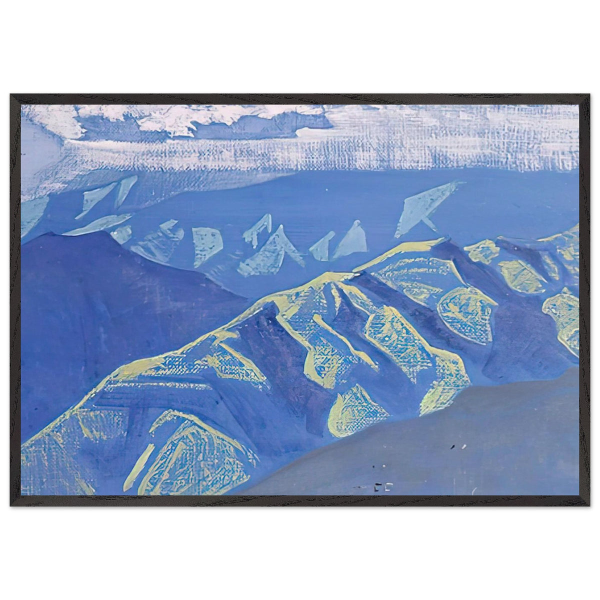 Clear Evening by Nicholas Roerich, framed poster, view 3
