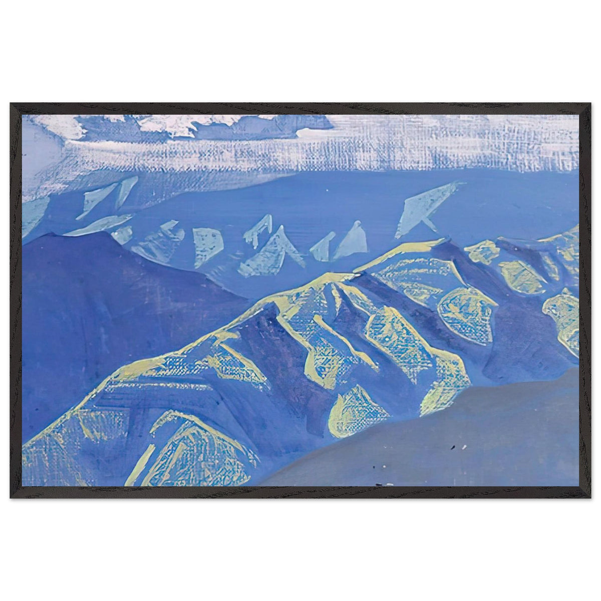 Clear Evening by Nicholas Roerich, framed poster