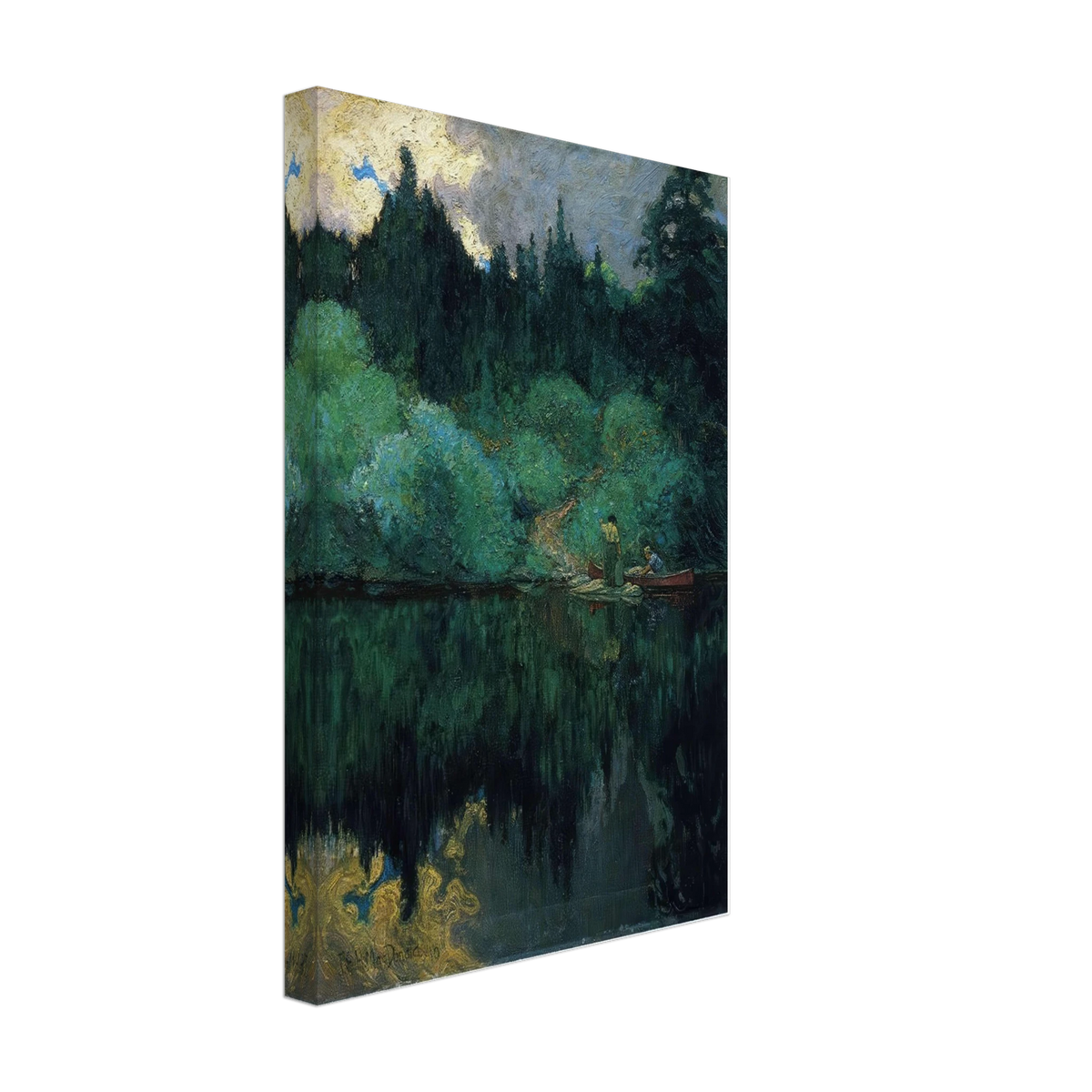 Clearing After Rain, Maganatawan River, Ontario by J. E. H. MacDonald, canvas, view 2