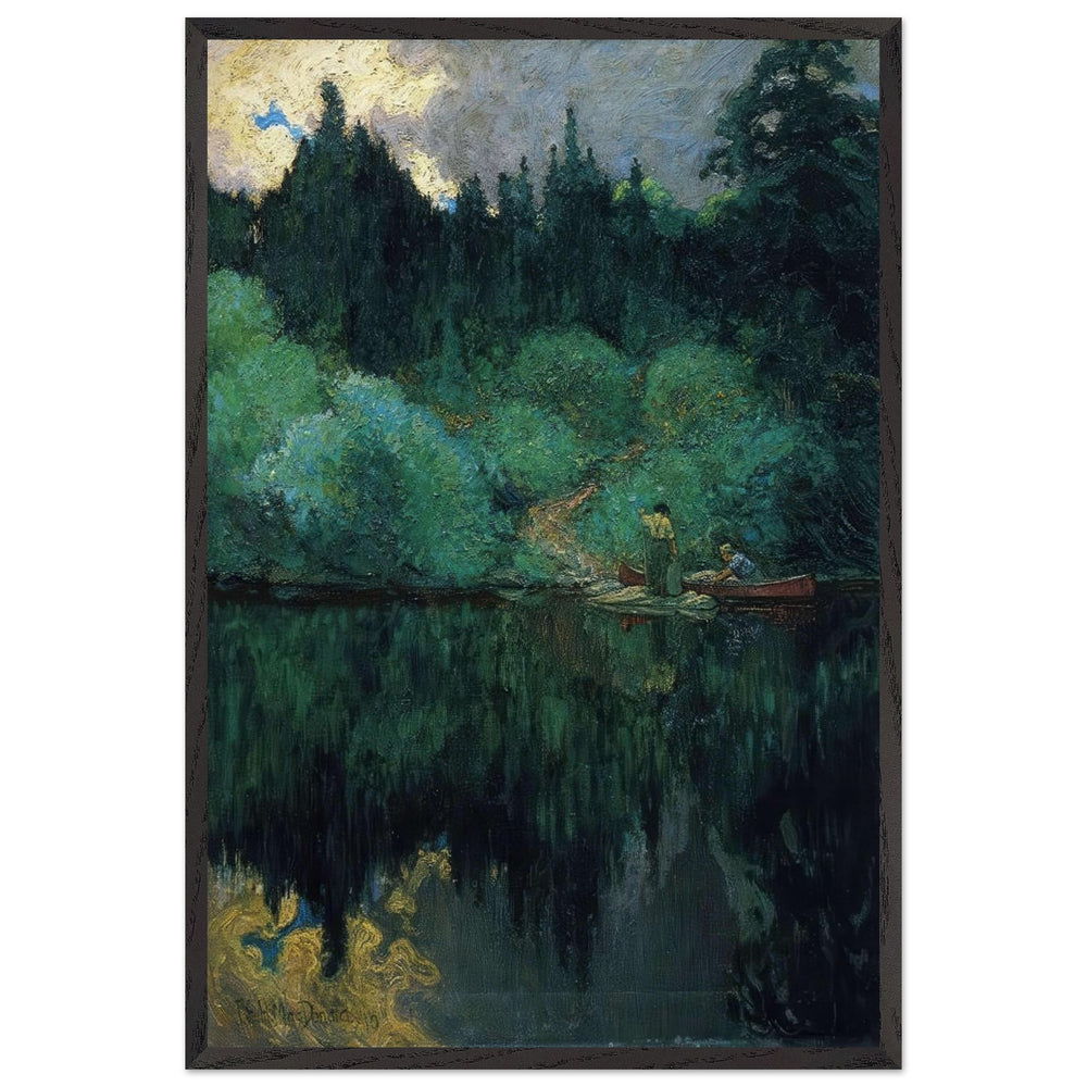 Clearing After Rain, Maganatawan River, Ontario by J. E. H. MacDonald, framed poster