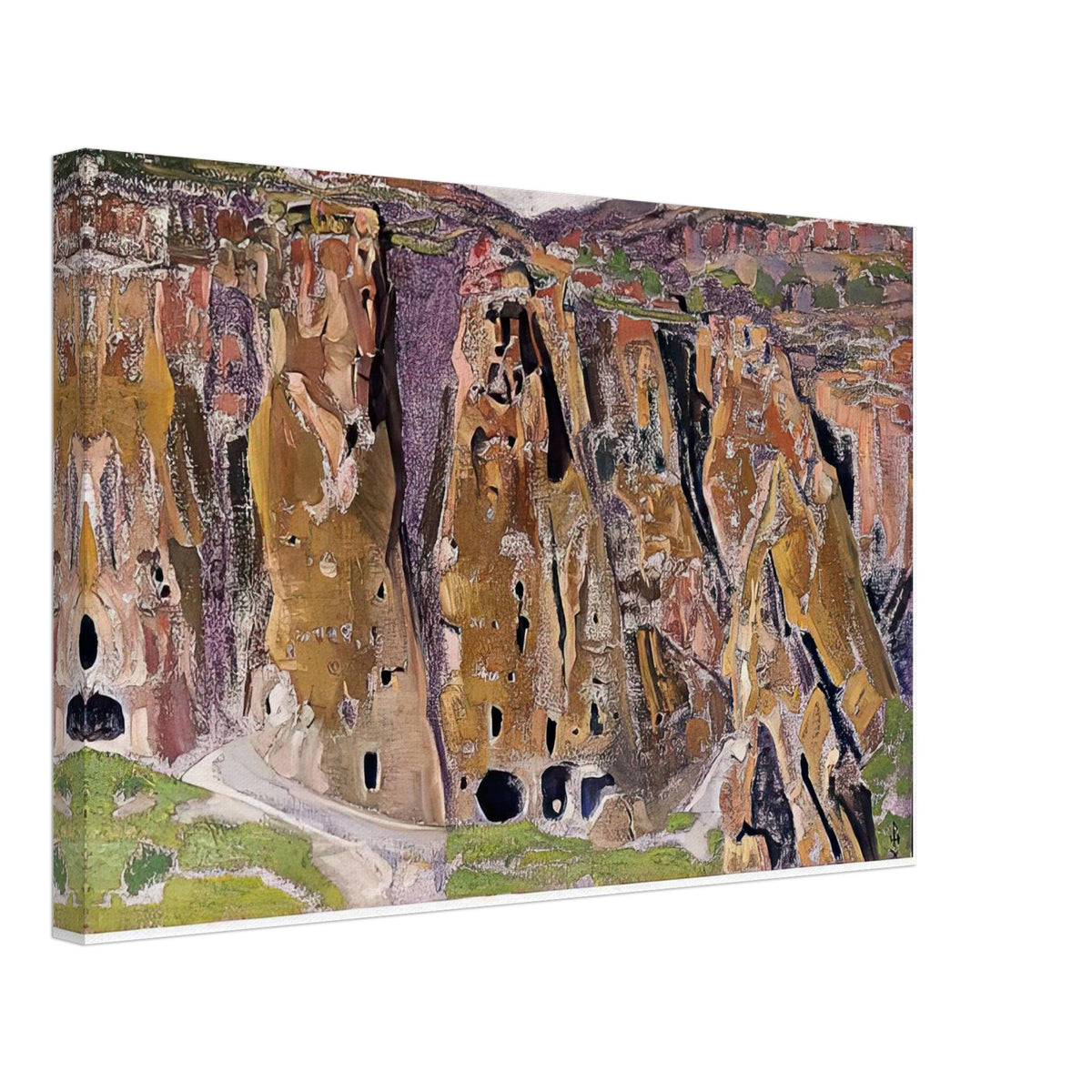 Cliff Dwellings (Arizona) by Nicholas Roerich, canvas