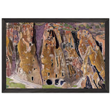 Cliff Dwellings (Arizona) by Nicholas Roerich, framed poster, view 2