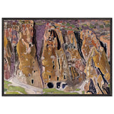 Cliff Dwellings (Arizona) by Nicholas Roerich, framed poster, view 3