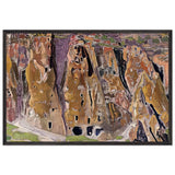 Cliff Dwellings (Arizona) by Nicholas Roerich, framed poster