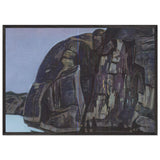 Cliff by Nicholas Roerich, framed poster, view 3