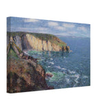 Cliffs at Cape Frehel by Gustave Loiseau, canvas, view 2