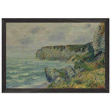 Cliffs at Saint Jouin by Gustave Loiseau, framed poster, view 2