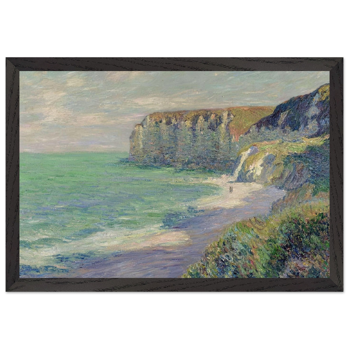 Cliffs at Saint Jouin by Gustave Loiseau, framed poster, view 2