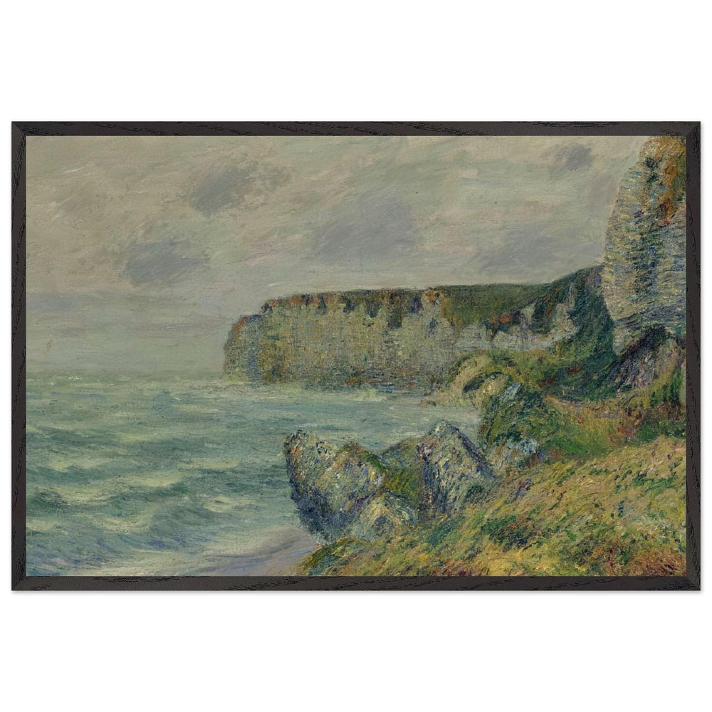 Cliffs at Saint Jouin by Gustave Loiseau, framed poster
