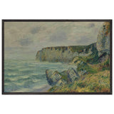 Cliffs at Saint Jouin by Gustave Loiseau, framed poster
