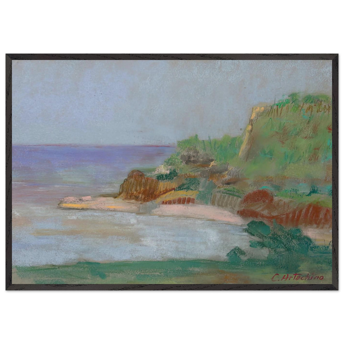 Cliffs by Constantin Artachino, framed poster, view 3