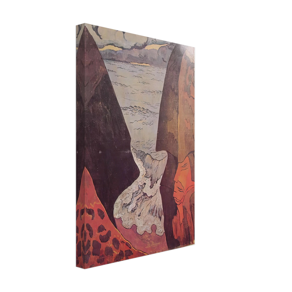 Cliffs near Camaret by Georges Lacombe, canvas, view 2
