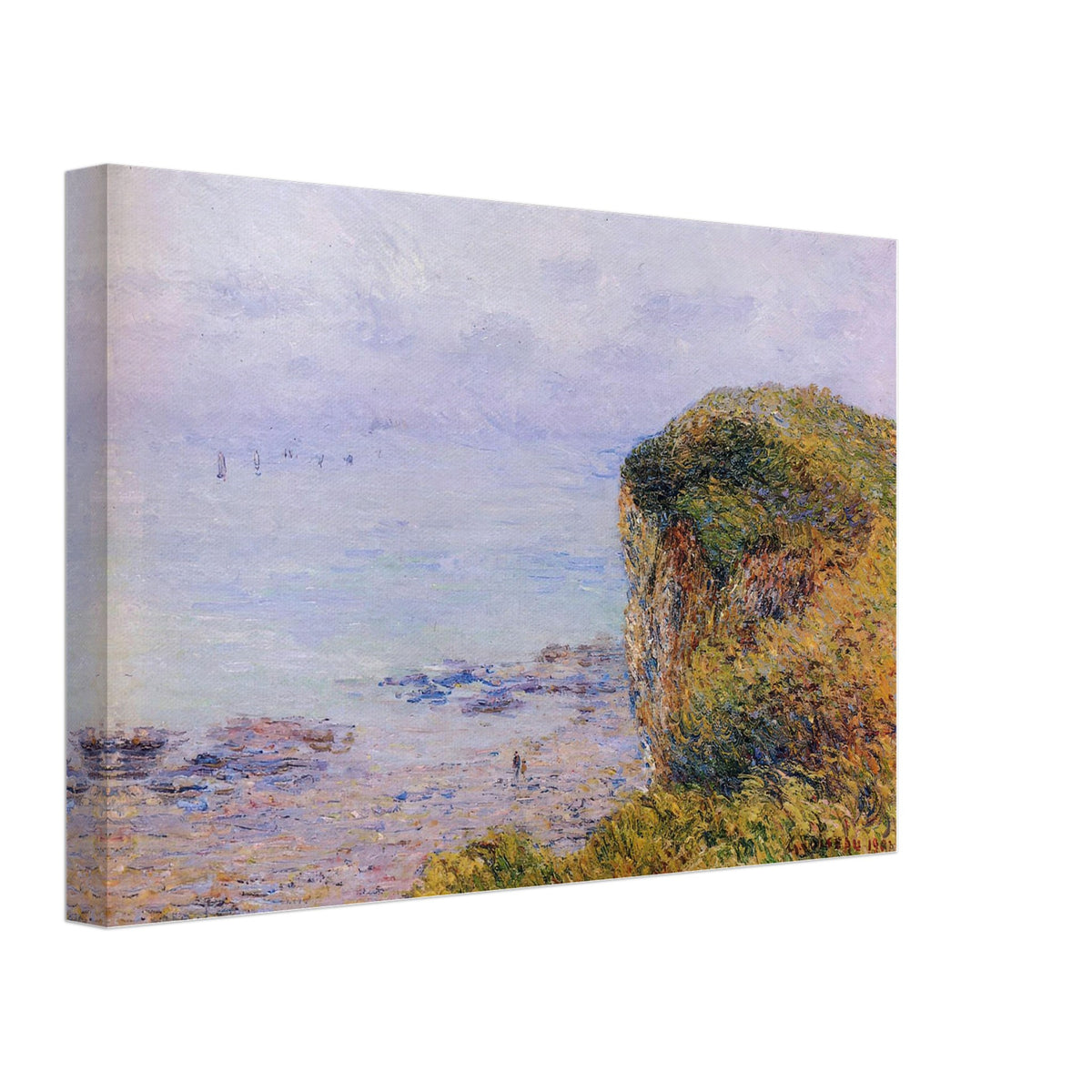 Cliffs of Puy by Gustave Loiseau, canvas, view 2