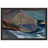 Cliffs on the shore by Magnus Enckell, framed poster, view 2