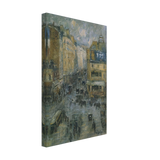 Cligancourt Street in Paris by Gustave Loiseau, canvas, view 2