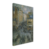 Cligancourt Street in Paris by Gustave Loiseau, canvas