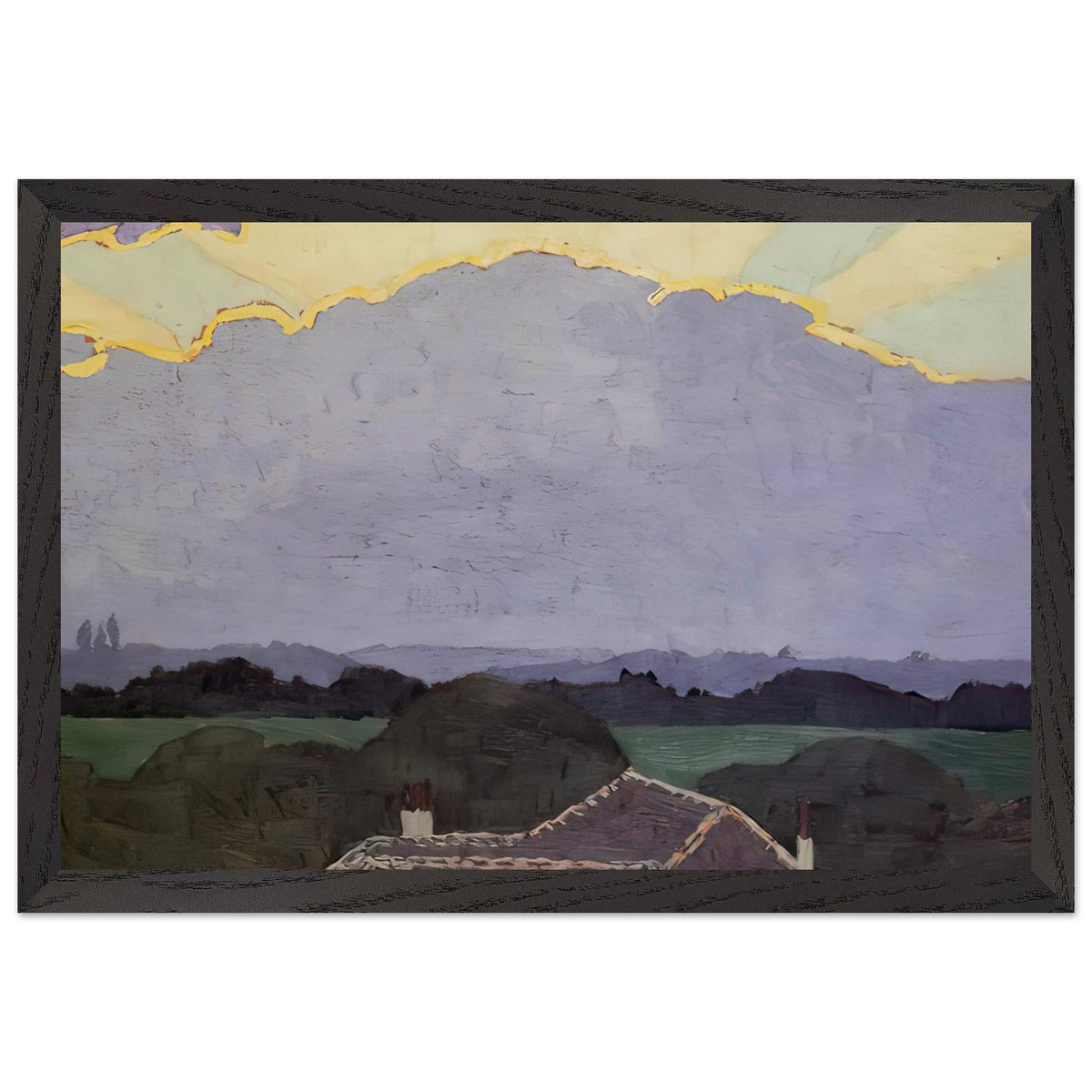 Cloud at Romanel by Felix Vallotton, framed poster, view 2