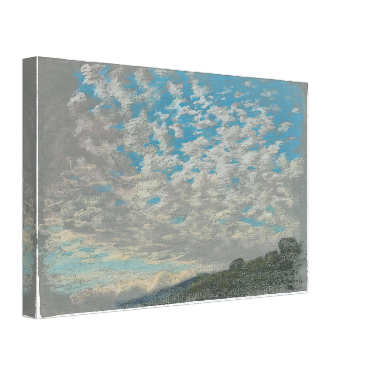 Cloud Study by Max Pietschmann, canvas, view 2