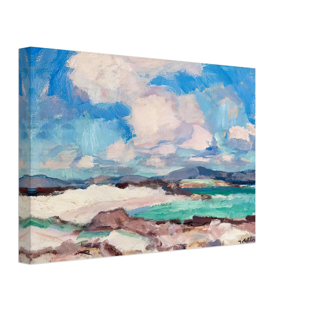 Clouds and Sky, Iona by Samuel Peploe, canvas, view 2