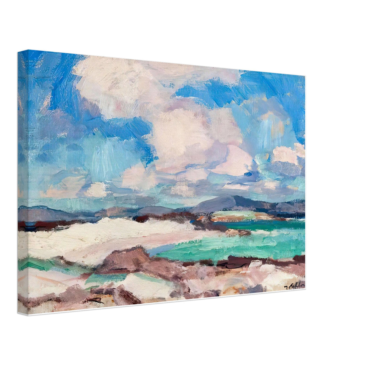 Clouds and Sky, Iona by Samuel Peploe, canvas