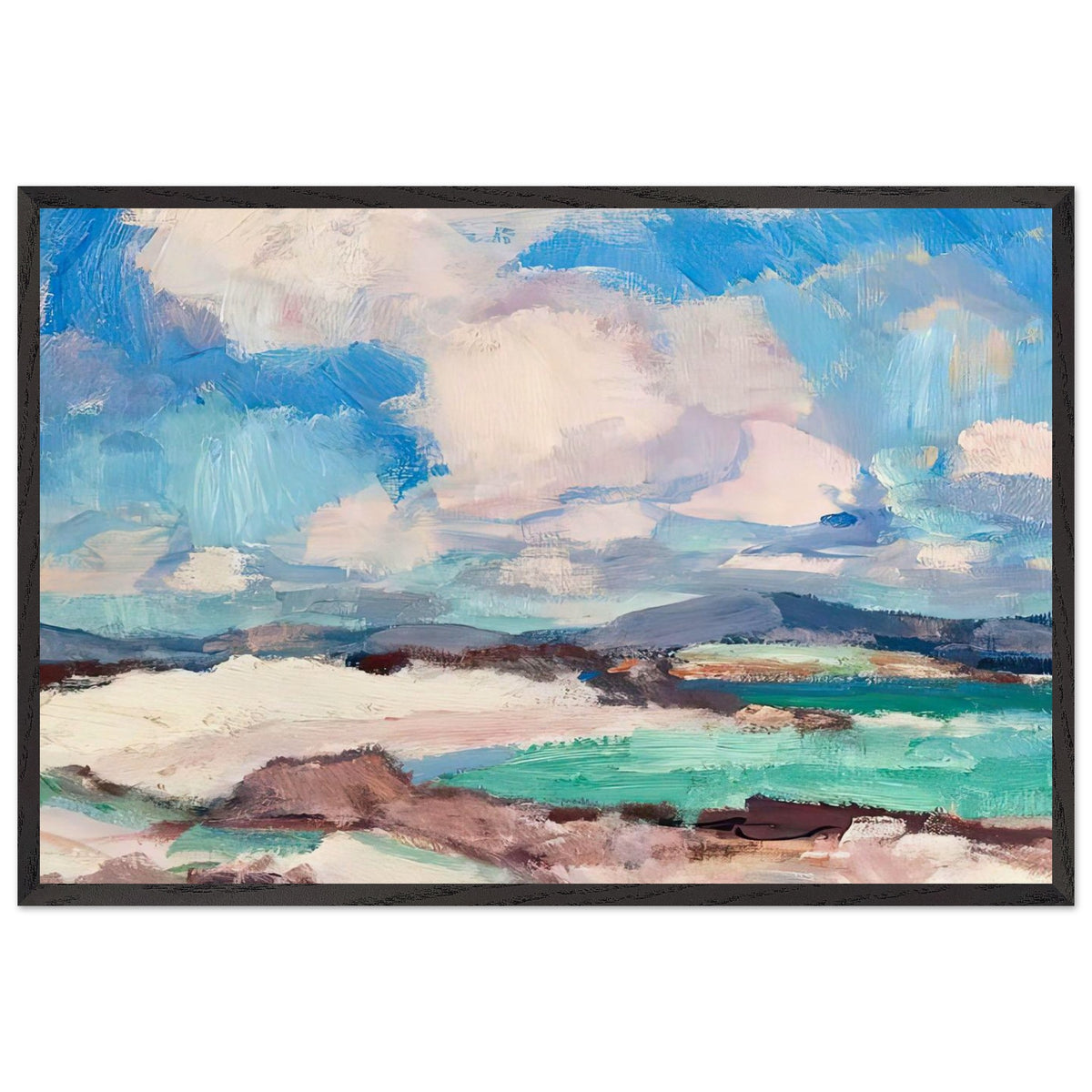 Clouds and Sky, Iona by Samuel Peploe, framed poster