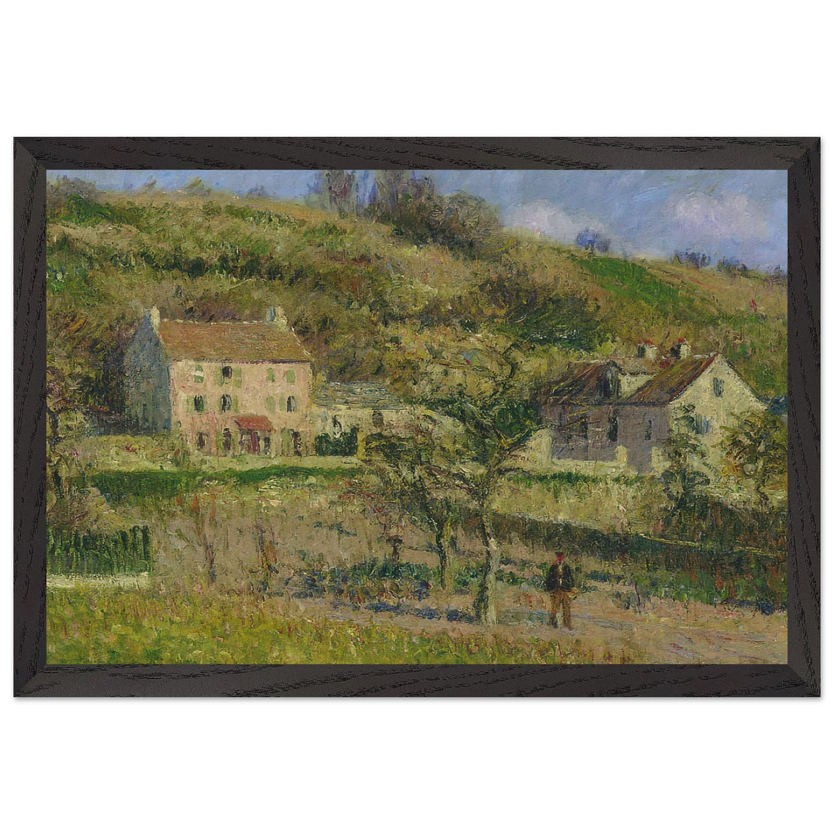 Coast at Chaponival by Gustave Loiseau, framed poster, view 2