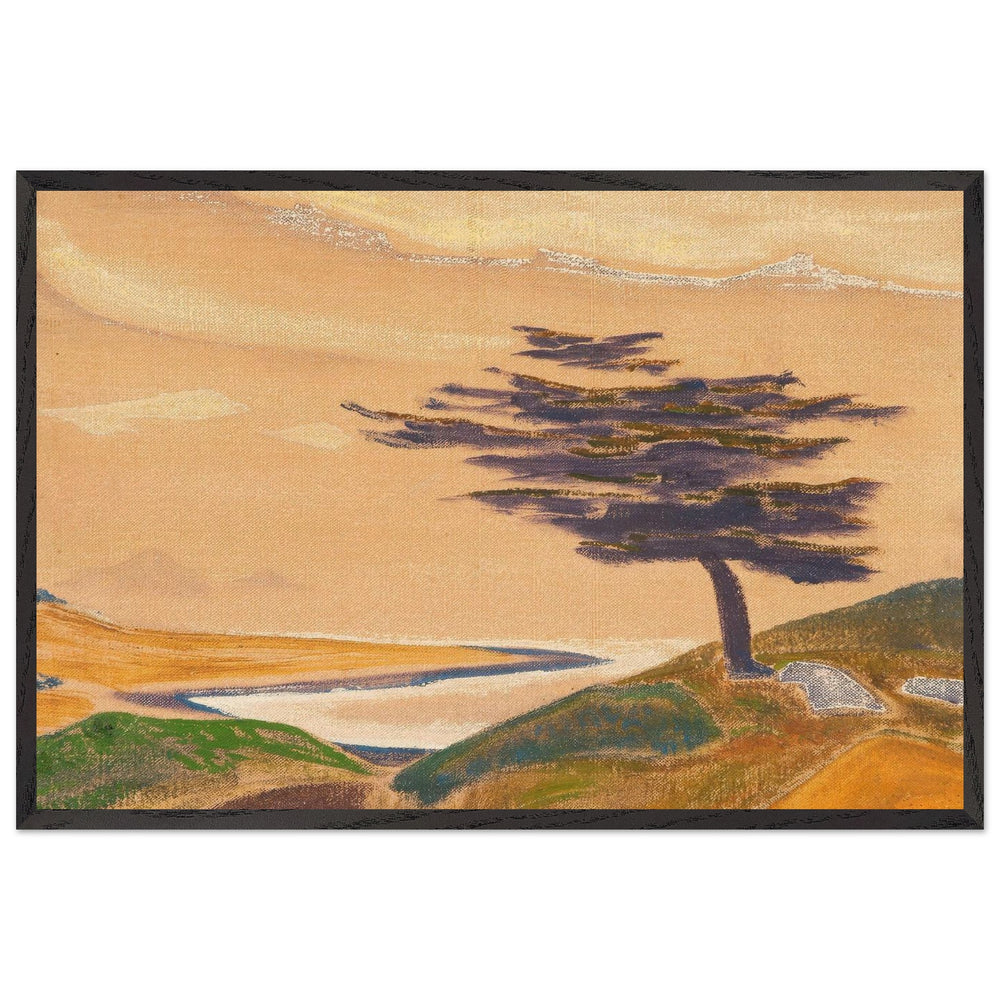 Coast Ledenets by Nicholas Roerich, framed poster