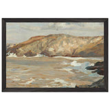 Coast Scene with Cliffs by Algernon Talmage, framed poster, view 2