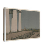 Colonnade of Exchange and Peter and Paul Fortress by Anna Ostroumova-Lebedeva, canvas, view 2