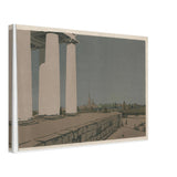 Colonnade of Exchange and Peter and Paul Fortress by Anna Ostroumova-Lebedeva, canvas