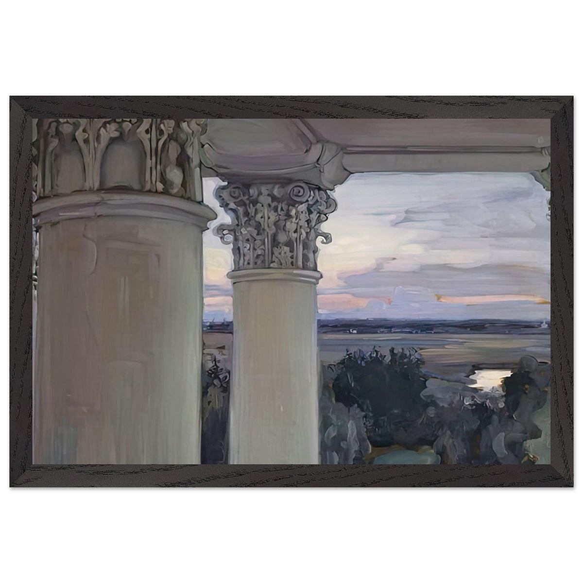 Columns in Vvedenskoye by Maria Yakunchikova, framed poster, view 2