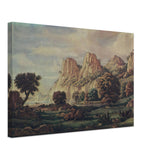 Composition by Konstantin Bogaevsky, canvas