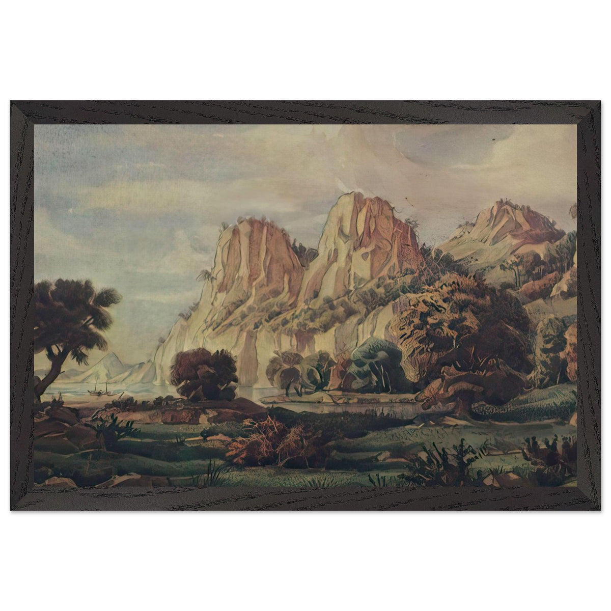 Composition by Konstantin Bogaevsky, framed poster, view 2