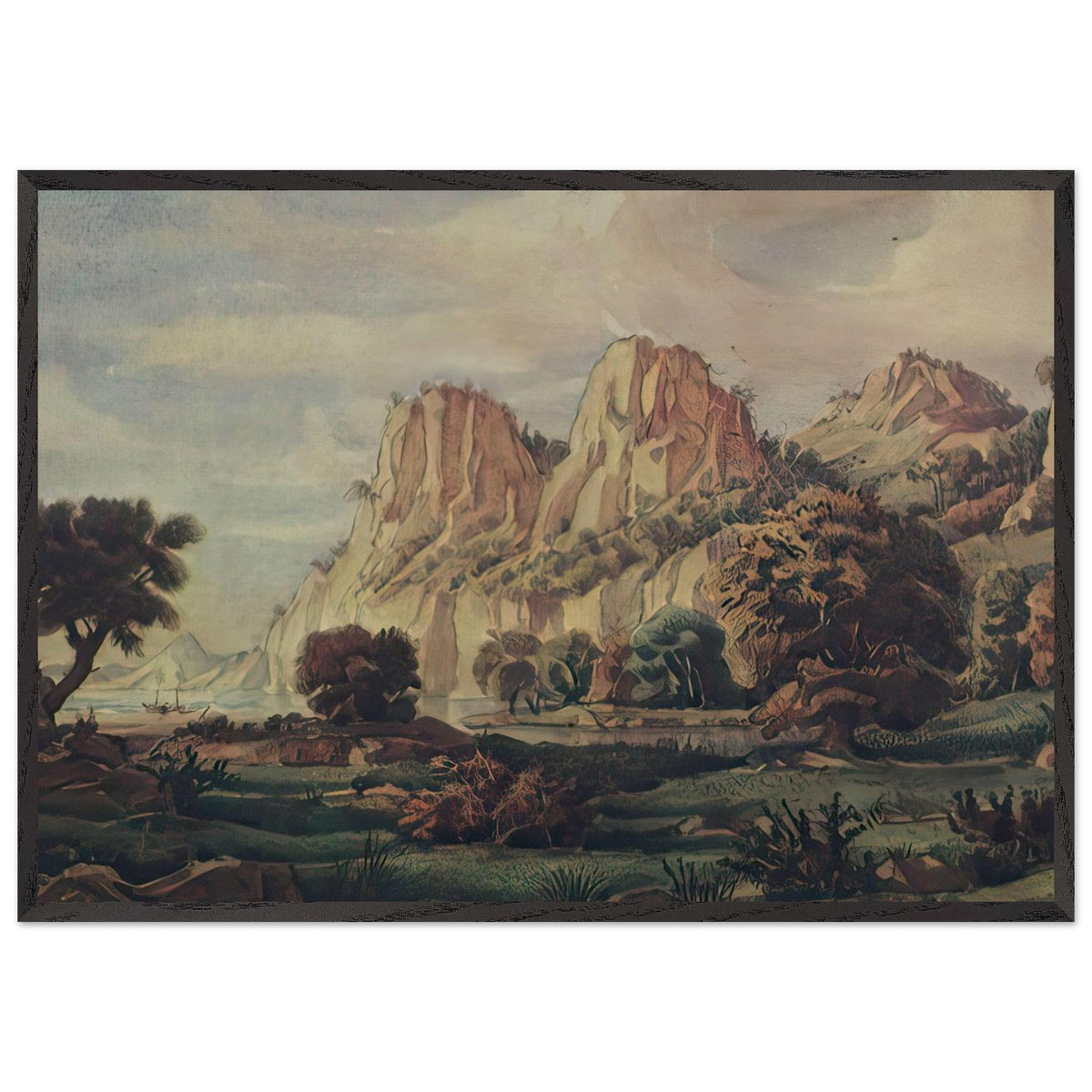 Composition by Konstantin Bogaevsky, framed poster, view 3