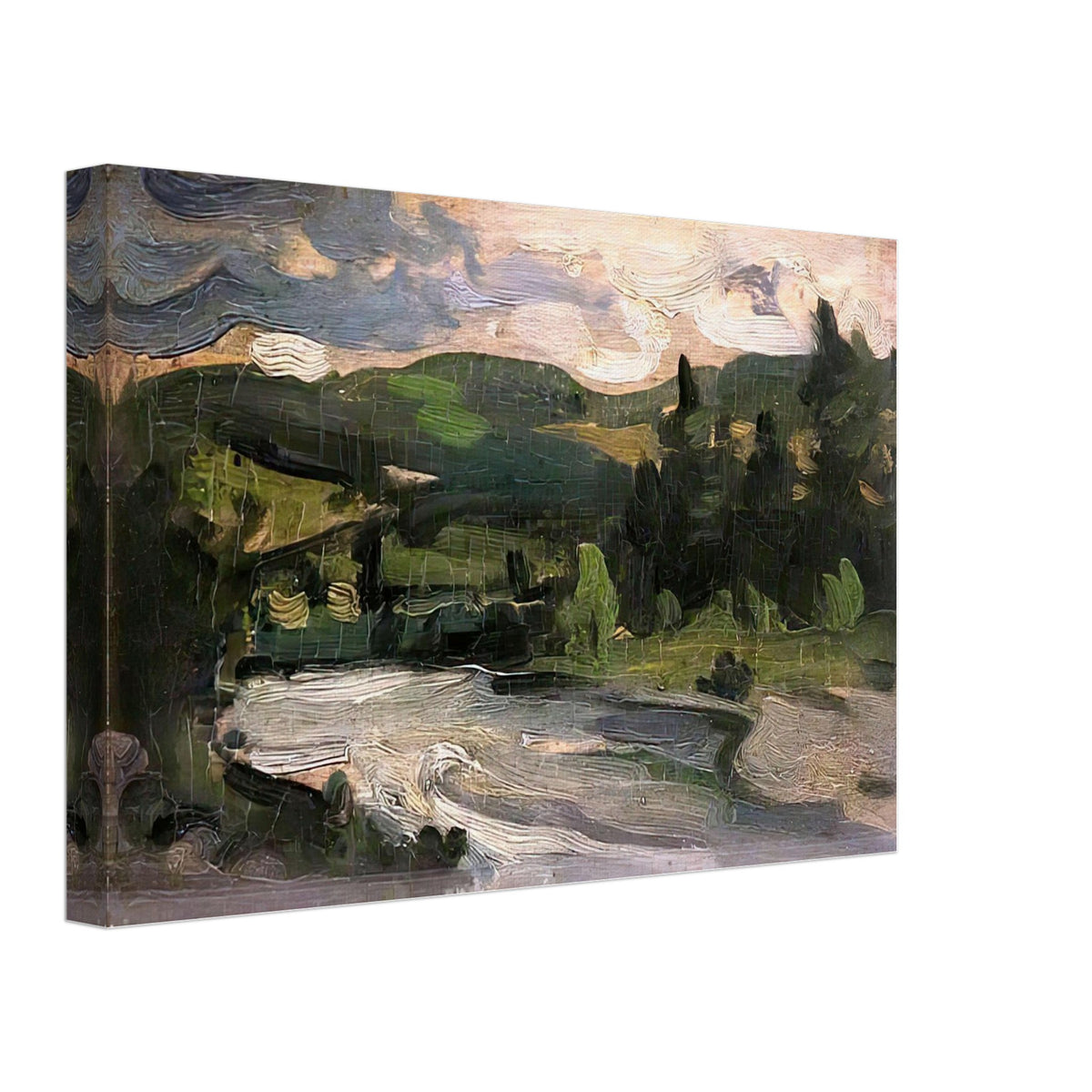 Comrie, Perthshire by Samuel Peploe, canvas, view 2