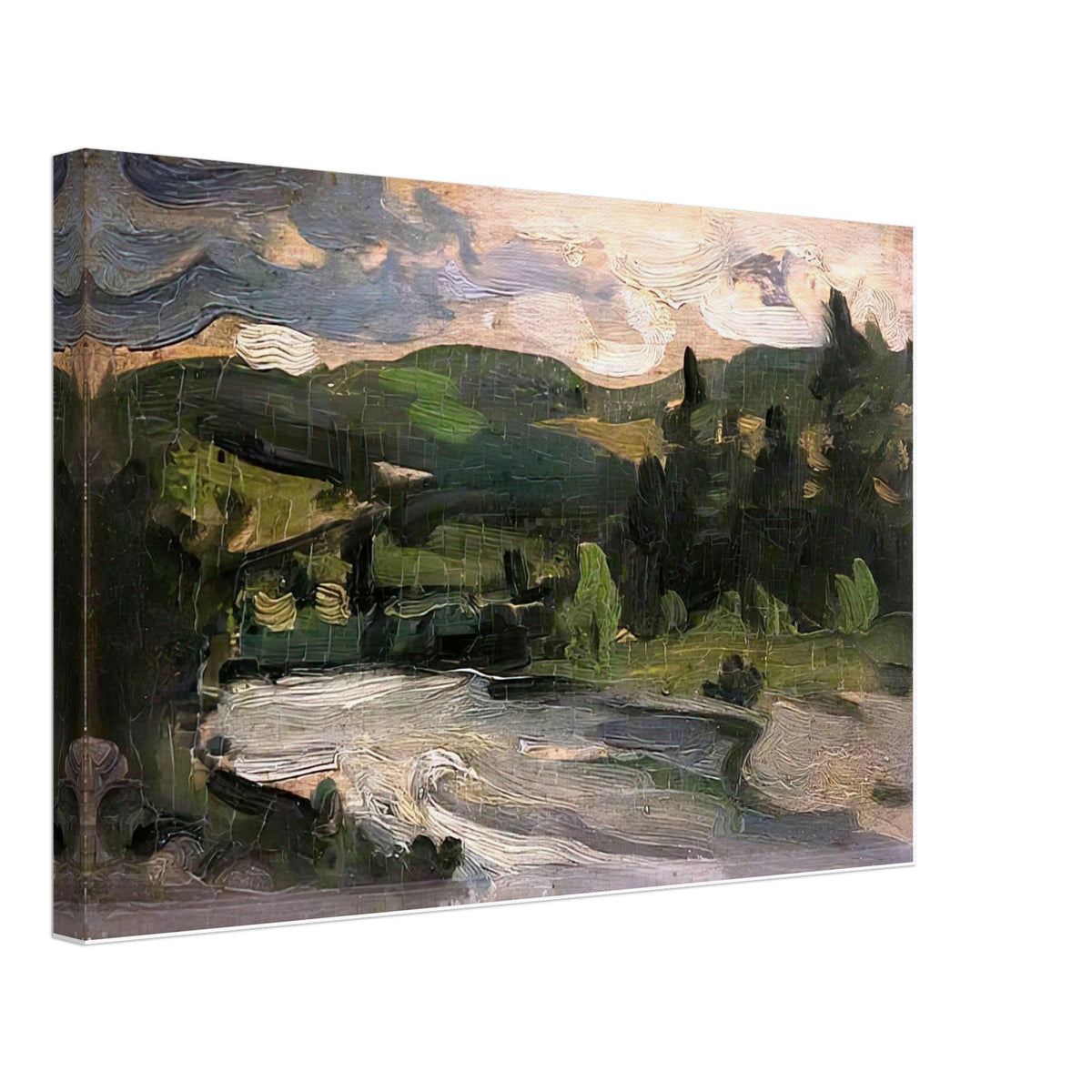 Comrie, Perthshire by Samuel Peploe, canvas
