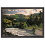 Comrie, Perthshire by Samuel Peploe, framed poster, view 2