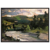 Comrie, Perthshire by Samuel Peploe, framed poster, view 3