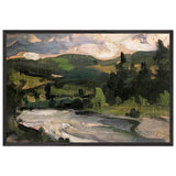 Comrie, Perthshire by Samuel Peploe, framed poster