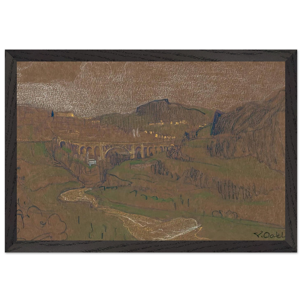 Constantine, Algeria by Violet Oakley, framed poster, view 2
