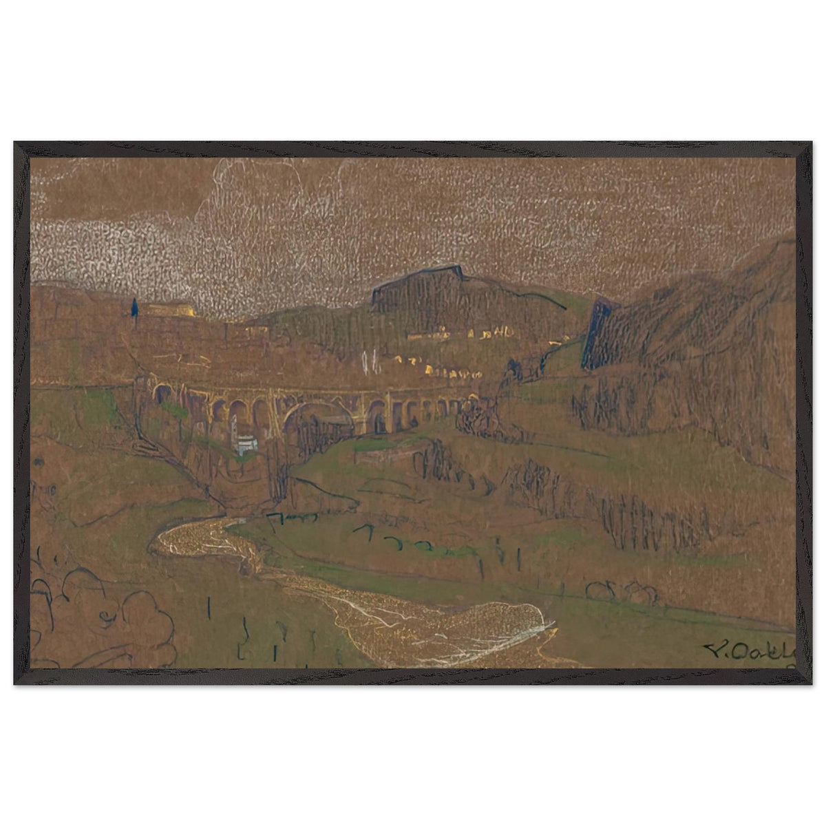 Constantine, Algeria by Violet Oakley, framed poster